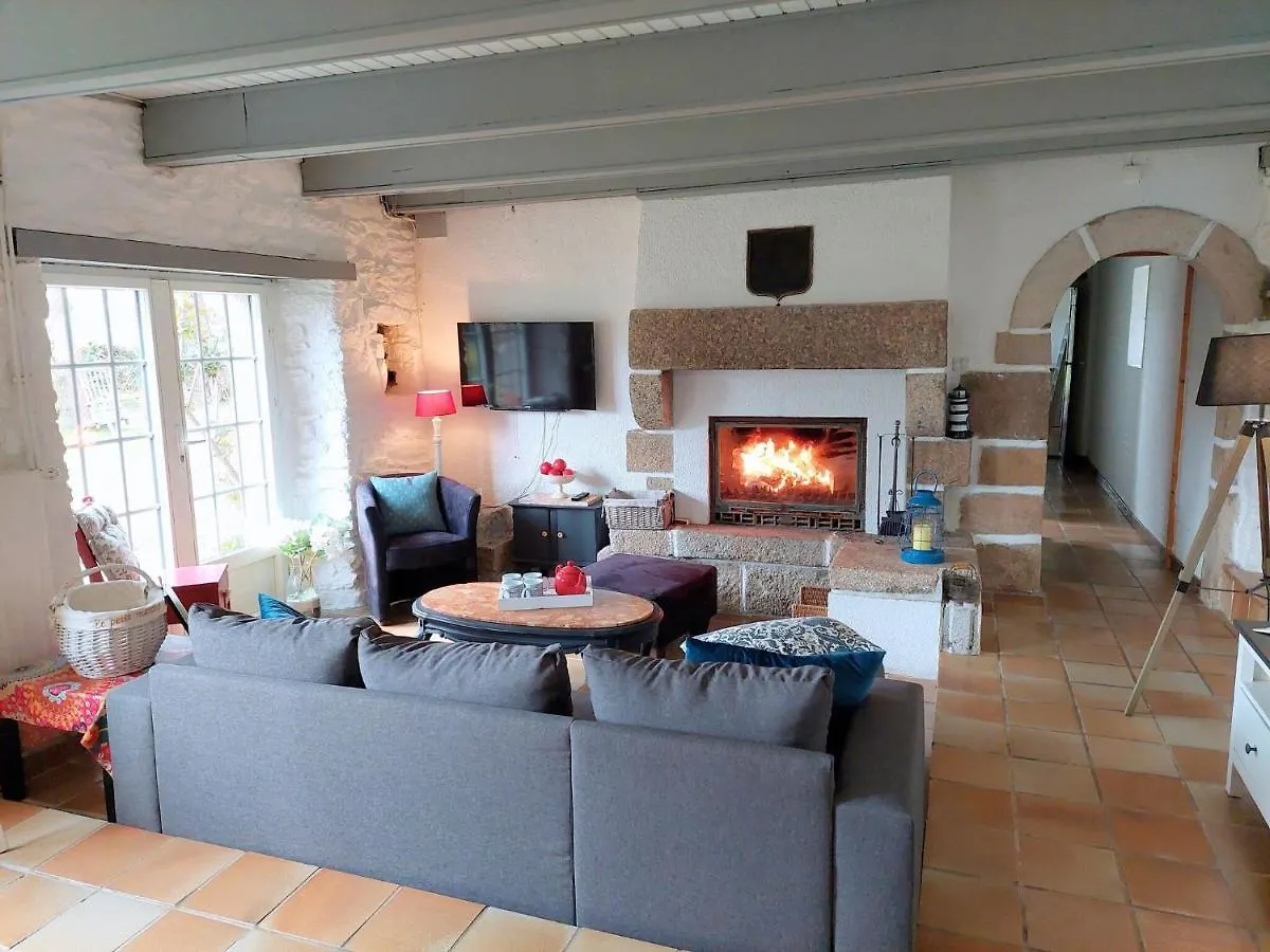 Holiday home Breton Granite Stone House Near The Sea Villa Ploudalmezeau